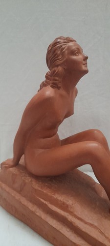 Sculpture terre cuite demeter - terre,