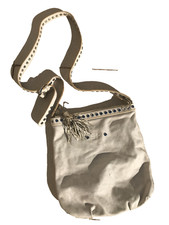 Original sac bandoulière SONIA RYKIEL en cuir blanc leather bag