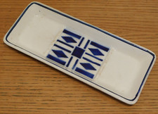 vintage COUPELLE longwy nancy en porcelaine PORTE SAVON soap dish CERAMIQUE