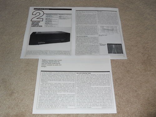Hafler 220 amplificateur - dh-220,