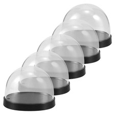 5 Sets Vitrine De Présentation Vitrines Pour Objets Collection Dôme Cloche