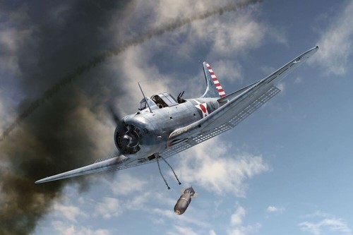 Sbd dauntless coral - sbd-3,