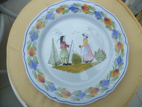 Assiette décorative henriot - assiette,