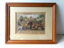 tableau, dessin, scène