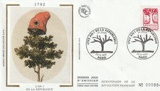 FRANCE 1992 FDC 1792 BICENTENAIRE DE LA PROCLAMATION DE LA REPUBLIQUE YT 2772