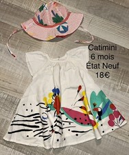 CATIMINI 6 MOIS : Robe Fleurie