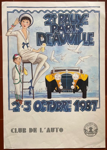Affiche 21ème rallye paris - affiche,