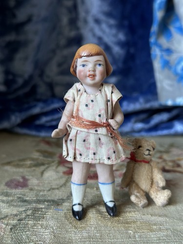 Mignonnette all bisque doll - bisque,