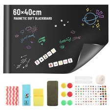 Papier Tableau Noir Magnétique, 60 x 40 cm Tableau Magnetique Mural, Tableau ...