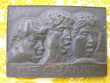 MEDAILLE LE CHANT par Schwab d'après Luca Della Robbia