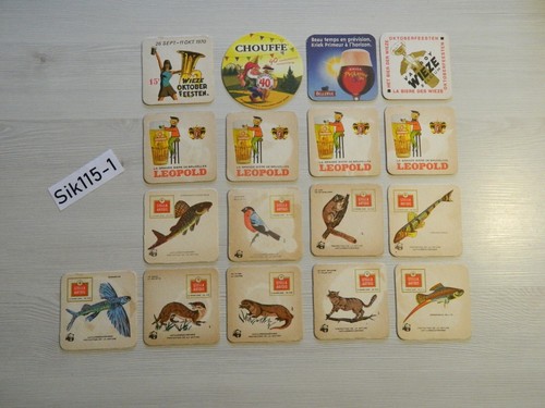 Lot sous bock - lot, 17