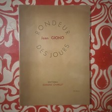 GIONO JEAN. RONDEUR DES JOURS