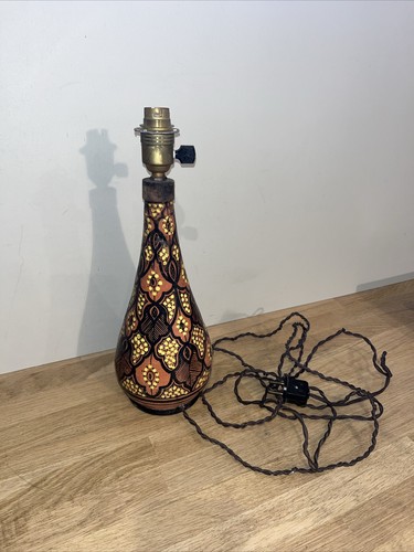 Ancien pied lampe en - ancien, de