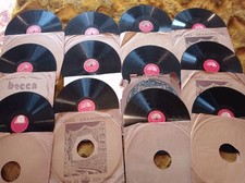 Lot 12 disques 78 tours – Disque Gramophone / La Voix de Son Maître – Classique 