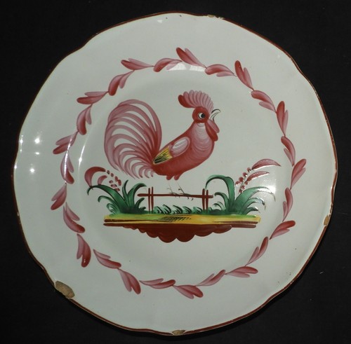 Assiette ancienne faience de - assiette,