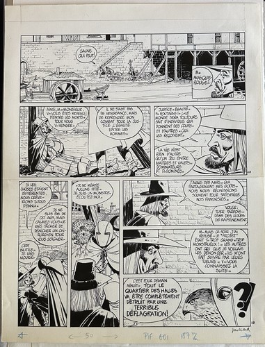 Planche originale b - planche, bd