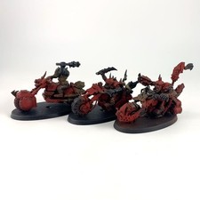 x3 Ork Warbiker Mob / motos Plastique Warhammer 40K | P-00KFY
