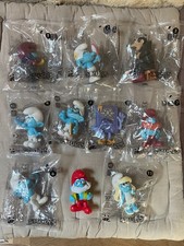 Collection de 10 figurines Schtroumpfs Burger king, Smurf, puffi, pitufos
