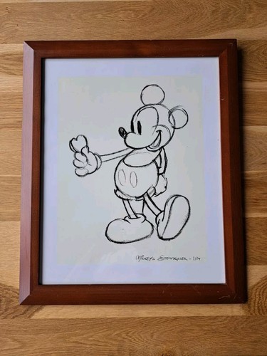Lithographie disney encadrée - disney,