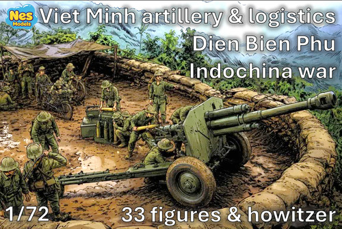 Viet minh artillery - artillery, &