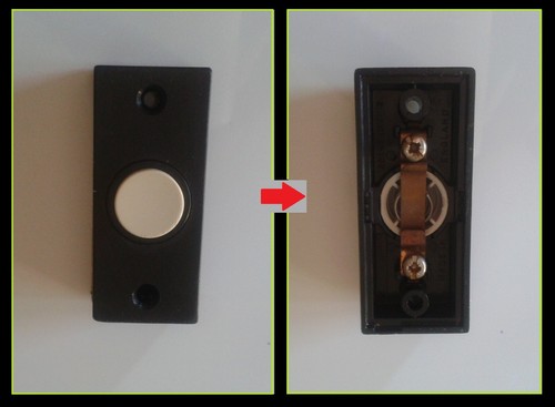 Bouton poussoir saillie - poussoir,