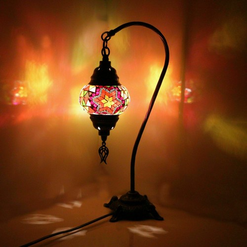 Lampe table colorée en - de,