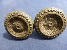 2 boutons bronze Empire décor