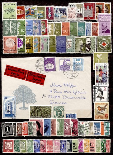 Allemagne lot de 80 timbres - ,