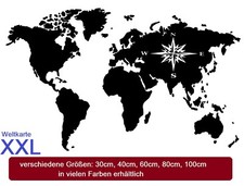 Autocollant carte du monde