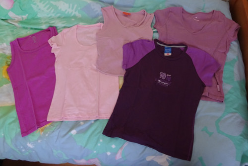 Lot tee shirt - 5, débardeur