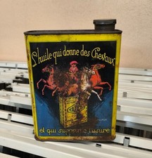 # bidon huile ancien YACCO CHEVAUX  - Öl dose oil can tin