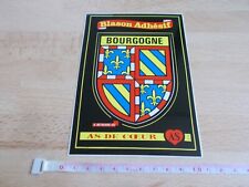 Carte postale, blason adhésif BOURGOGNE