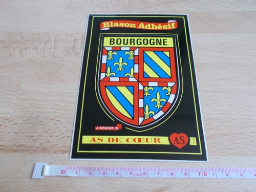 Carte postale blason adhésif - carte, postale,