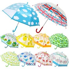 A2Z Enfants Poe Parapluie Dôme Transparent Vent Et Pluie Résistant Plein Voyage