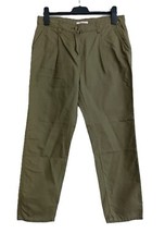 Pantalon leger vert kaki. Camaieu. Coton. Taille 40