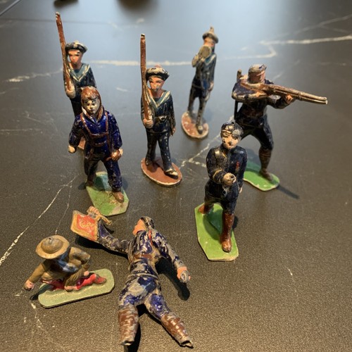 Lot anciens soldats plomb - d'anciens,