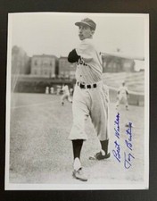 TONY BARTIROME PITTSBURGH PIRATES AUTOGRAPHED 8X10 B/W PHOTO