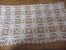 ANCIEN NAPPERON EN LIN ECRU AU