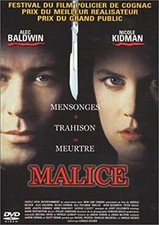 Dvd Malice [Import belge]