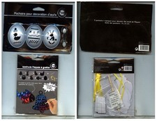 Loisirs créatifs pour Pâques : POCHOIRS et MOTIFS A GRATTER - Neuf