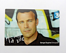 Carte format carte postale Plus belle la vie France 3 Serge Dupire (Vincent)