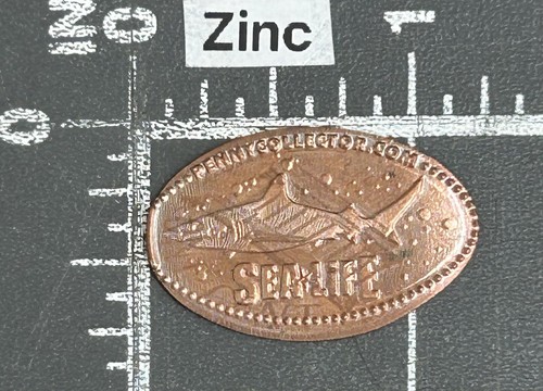 Penny souvenir écrasé - penny,