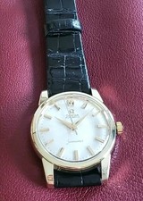 Omega Seamaster Vintage Or Argent Automatique Montre Hommes Authentique Travail