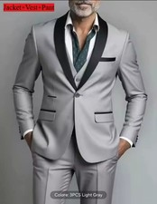 Ensemble 3 Pièces Gris Clair