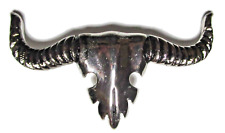 Badge broche crane buffle