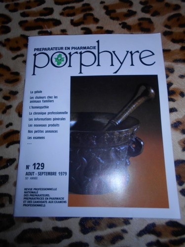 Revue porphyre préparateur - porphyre,,