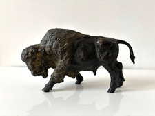 Bison en Bronze signé Josef LIPENSKY (1932-2023) numéroté 2/15