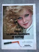 publicités de presse 1978 Brosse chauffante Curler de BABYLISS