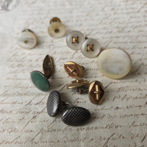 Lot boutons manchette - boutons,