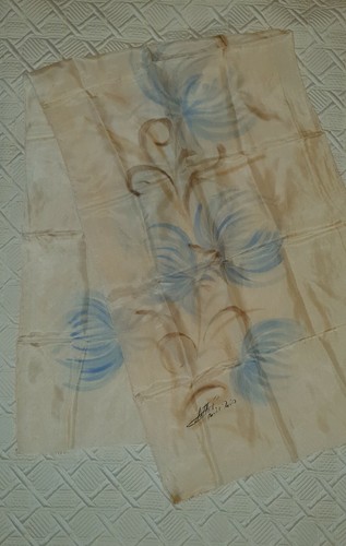 Foulard châle soie - /,
